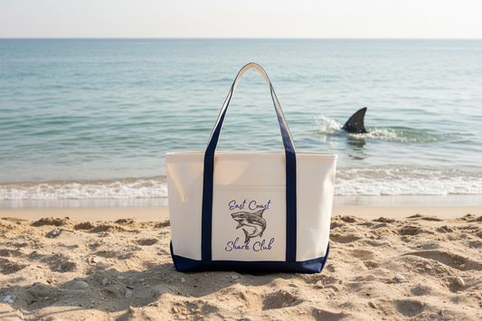 East Coast Shark Club Tote Bag