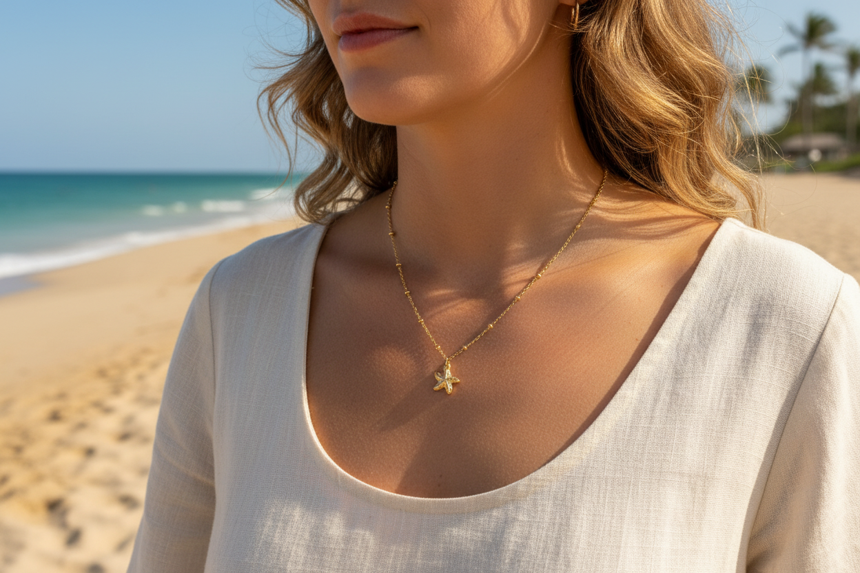 Starfish Pendant Necklace