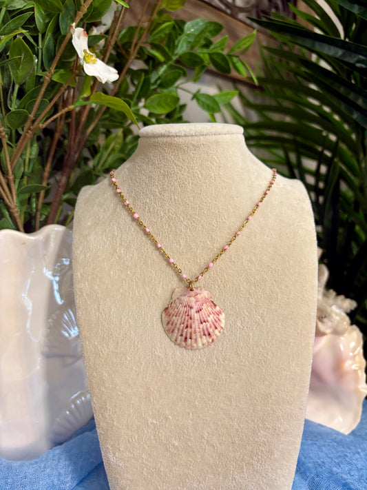 Calico Shell Necklace