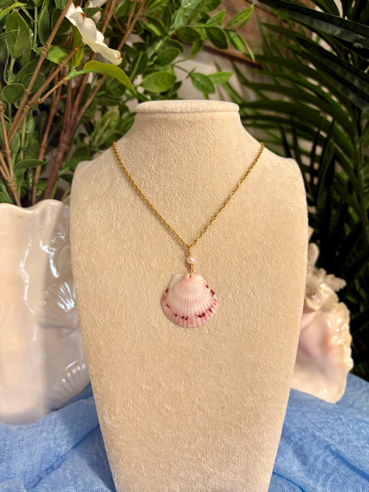 Calico Shell Necklace