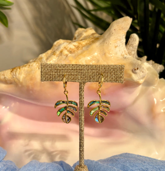 Palm Leaf Earrings