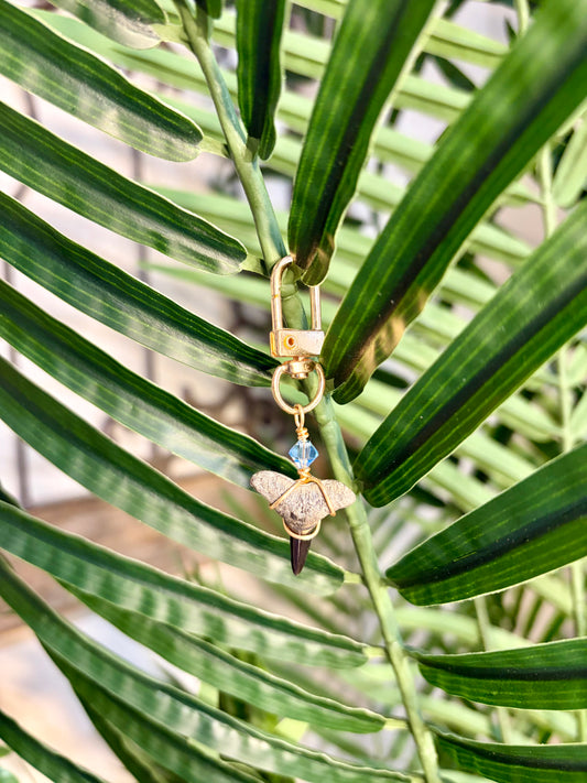 Shark Tooth Bag Charm/Keychain