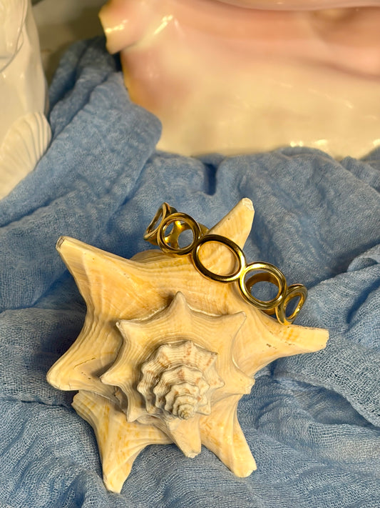 Open Circle Cuff Bracelet