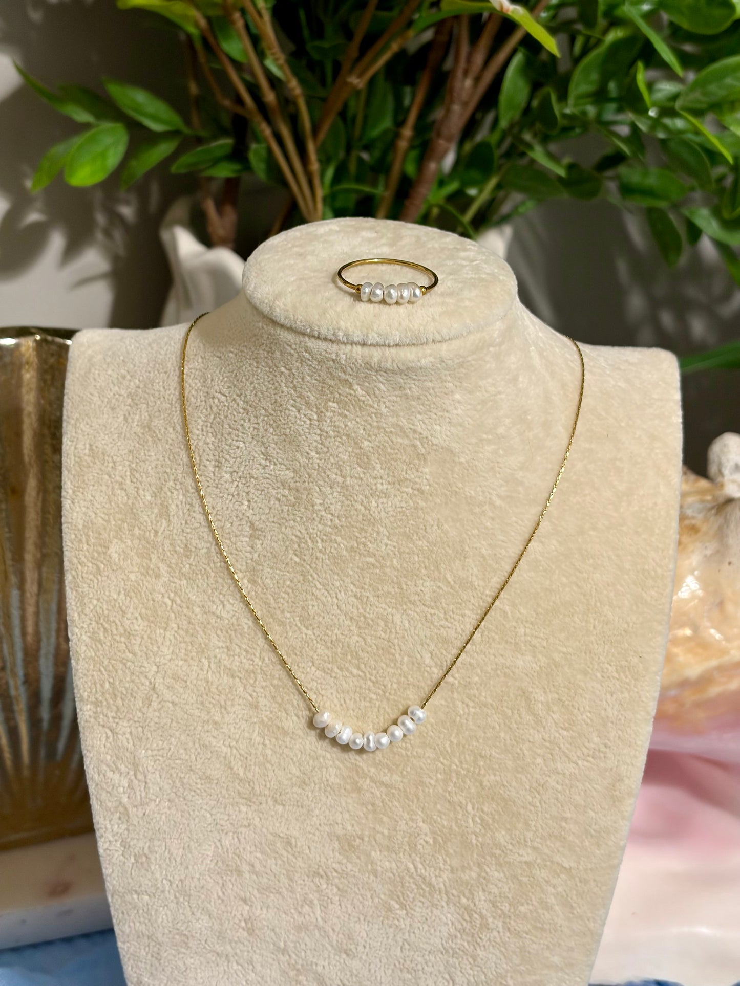 Dainty Freshwater Pearl Necklace