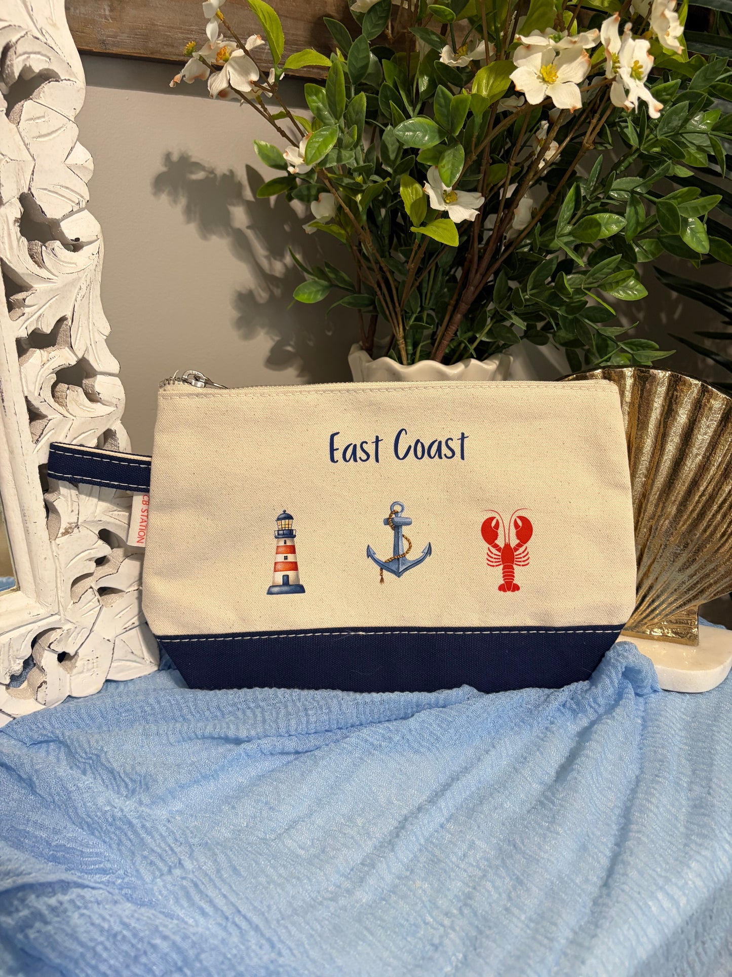 East Coast Zippered Pouch