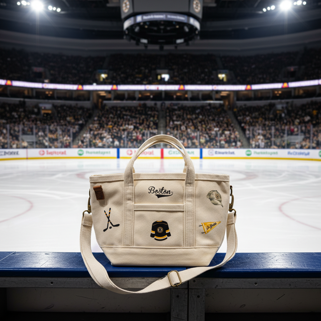 Boston Bruins Crossbody Tote Bag