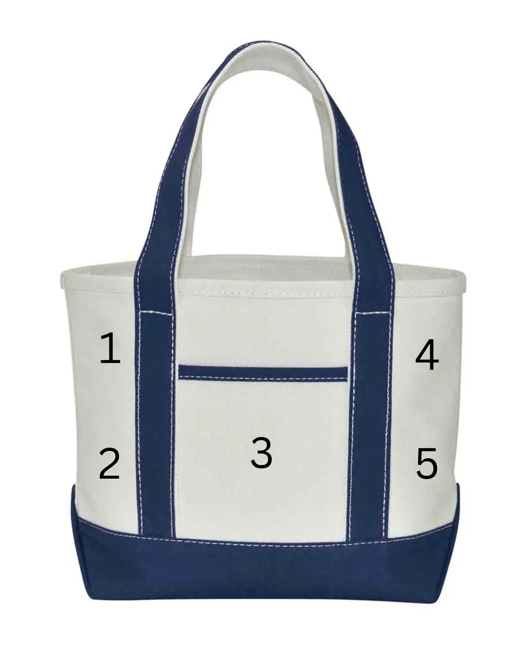 Custom Small Tote Bag (white)