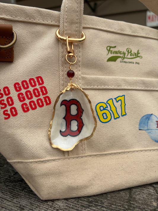 Boston Oyster Shell Bag Charm/Keychain (Copy)