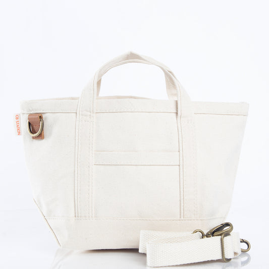 Custom Crossbody Tote Bag (Natural)