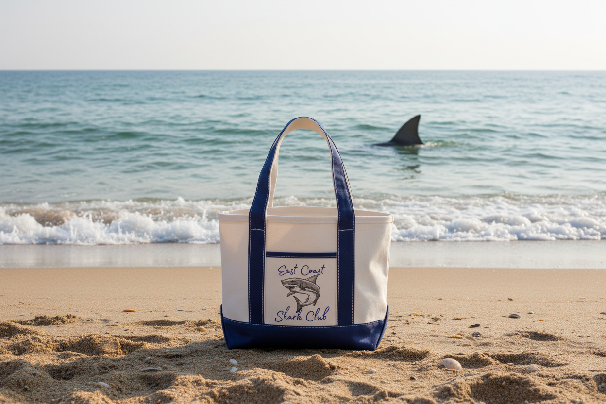 East Coast Shark Club Tote Bag