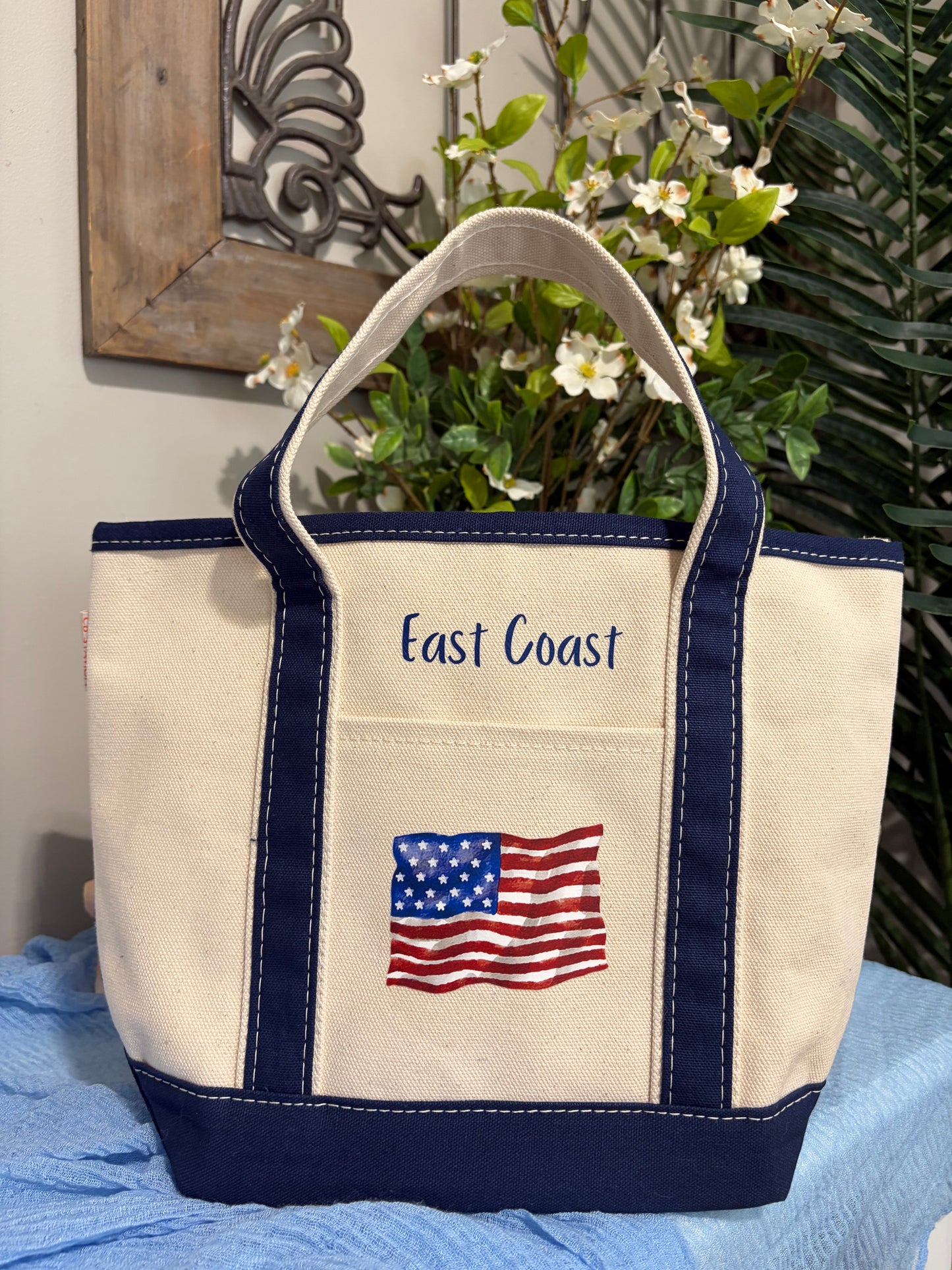 East Coast Patriotic Tote Bag