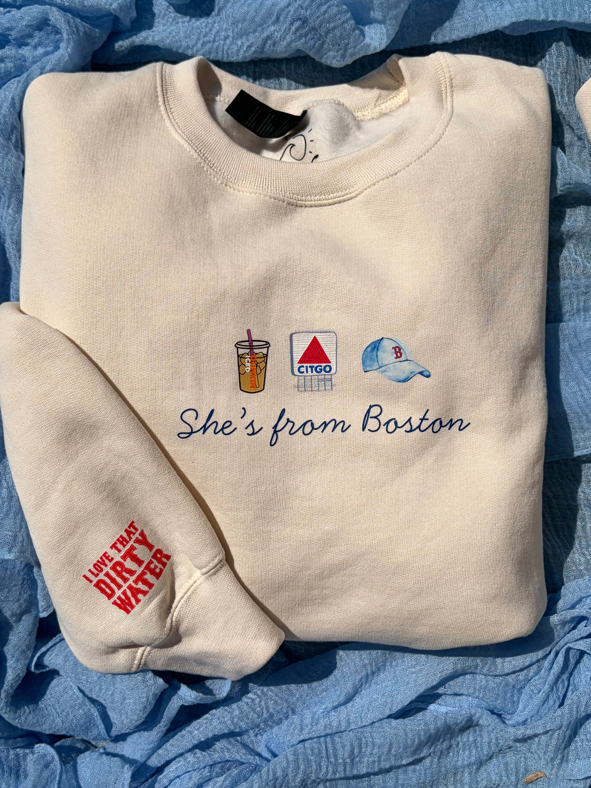 She’s from Boston Crewneck Sweatshirt