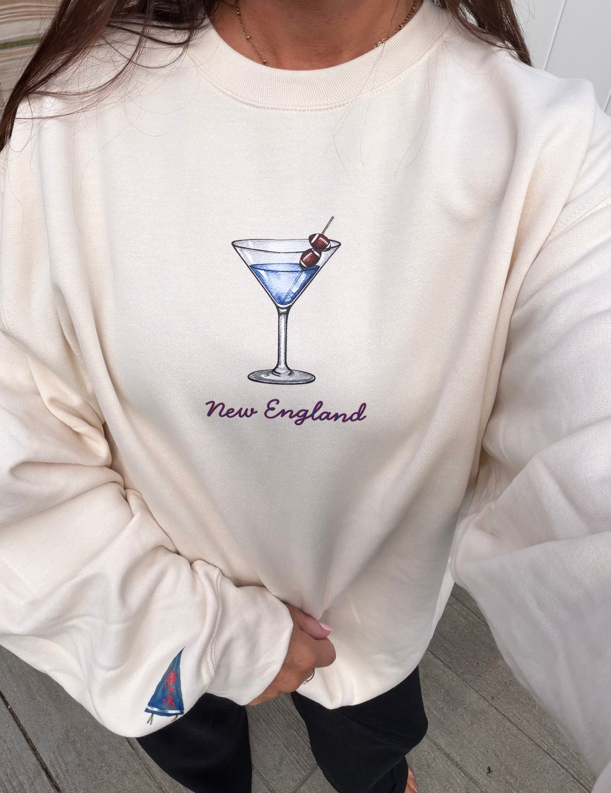 Patriots Martini Crewneck Sweatshirt