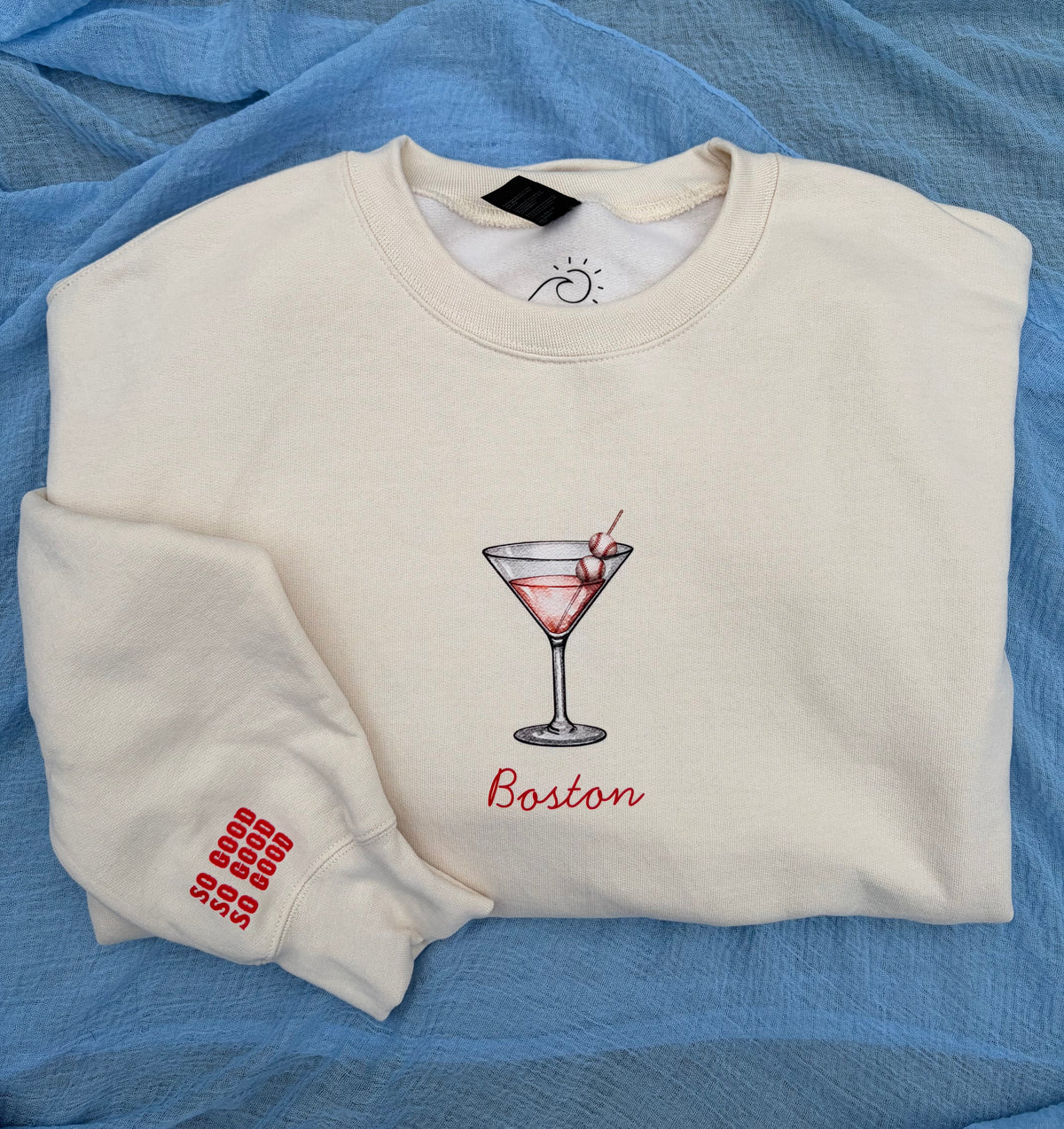Red Sox Martini Crewneck Sweatshirt