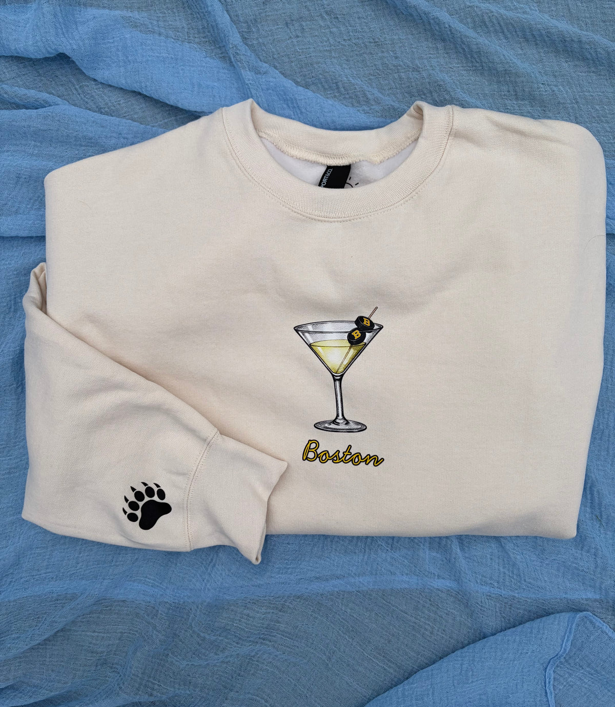 Bruins Martini Crewneck Sweatshirt