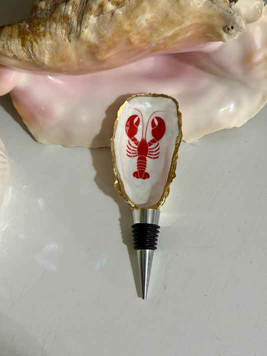 Lobster Oyster Shell Wine Stopper