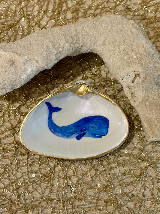 Whale Clam Shell Trinket Dish
