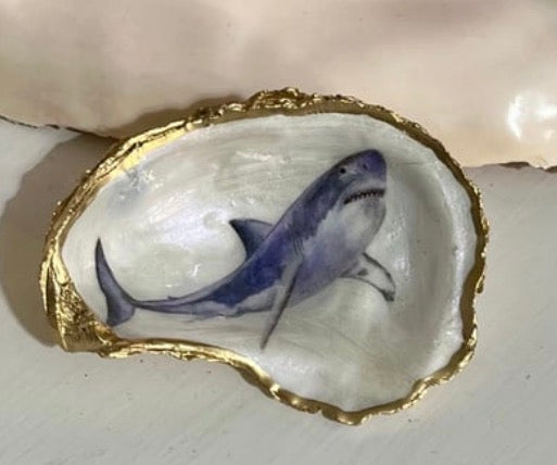 Shark Oyster Shell Trinket Dish