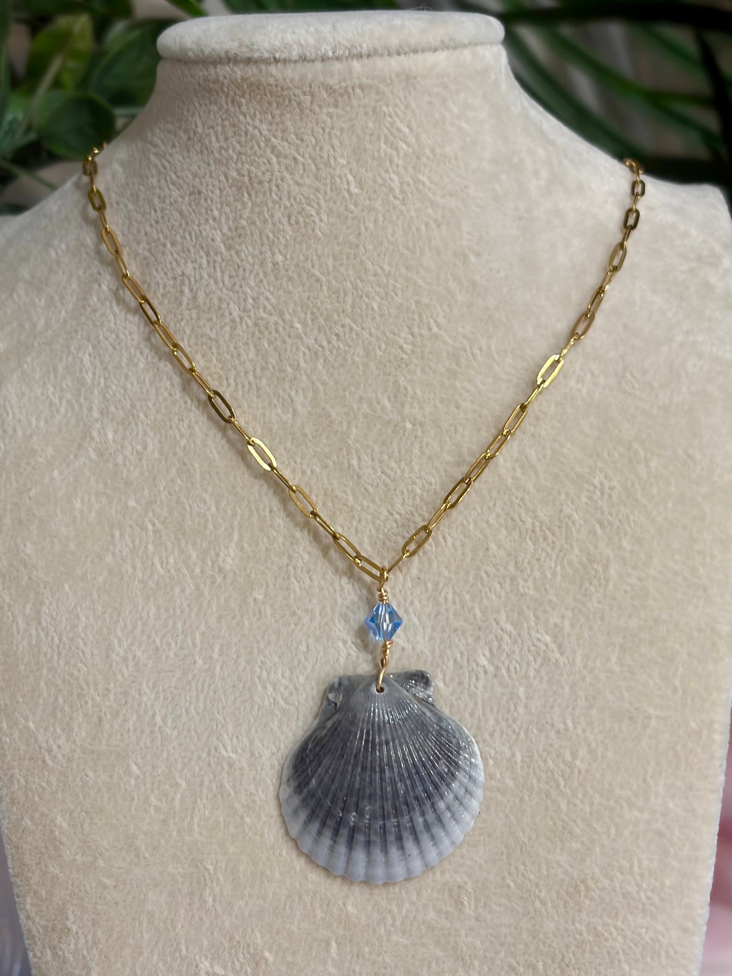 Calico Shell Necklace
