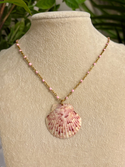 Calico Shell Necklace