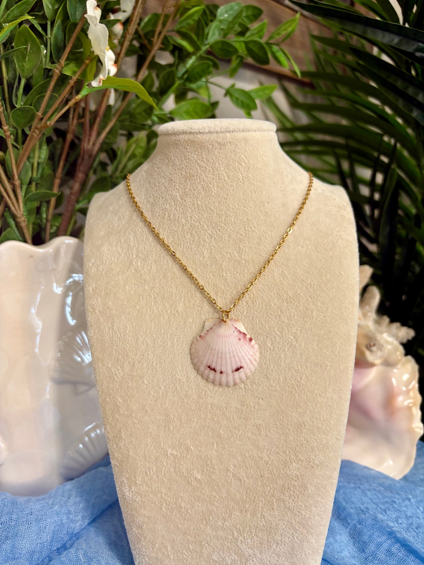Calico Shell Necklace