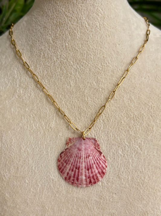 Calico Shell Necklace
