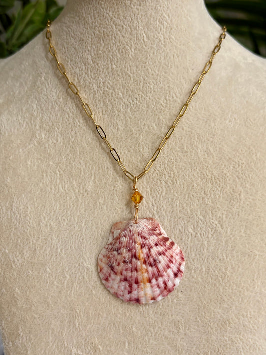 Calico Shell Necklace