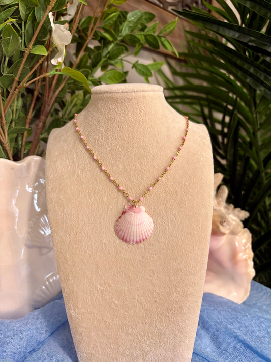 Calico Shell Necklace