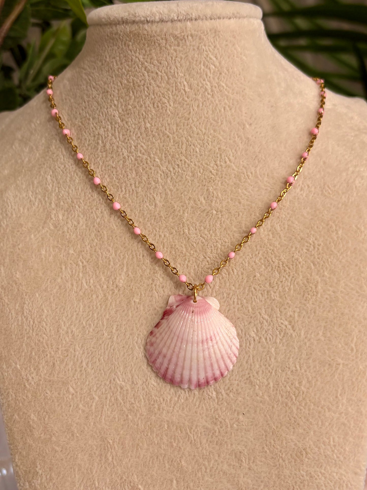 Calico Shell Necklace