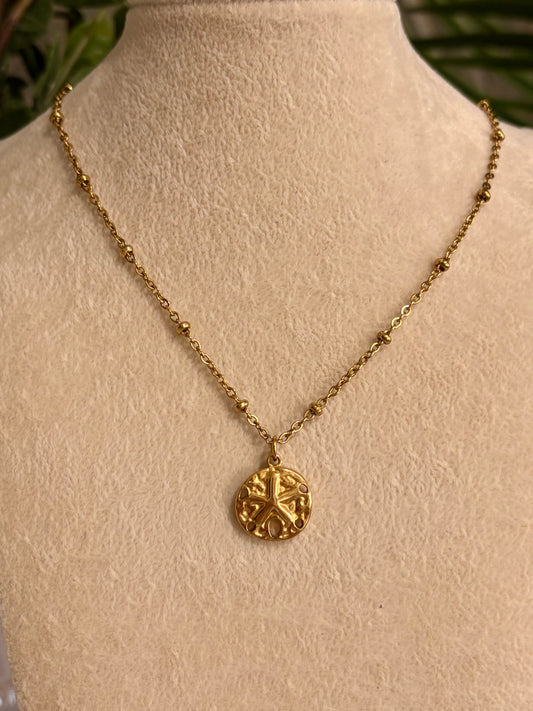 Sand Dollar Pendant Necklace