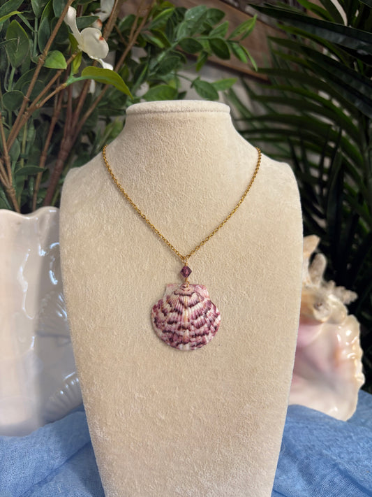 Calico Shell Necklace