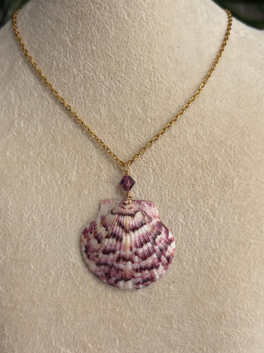 Calico Shell Necklace