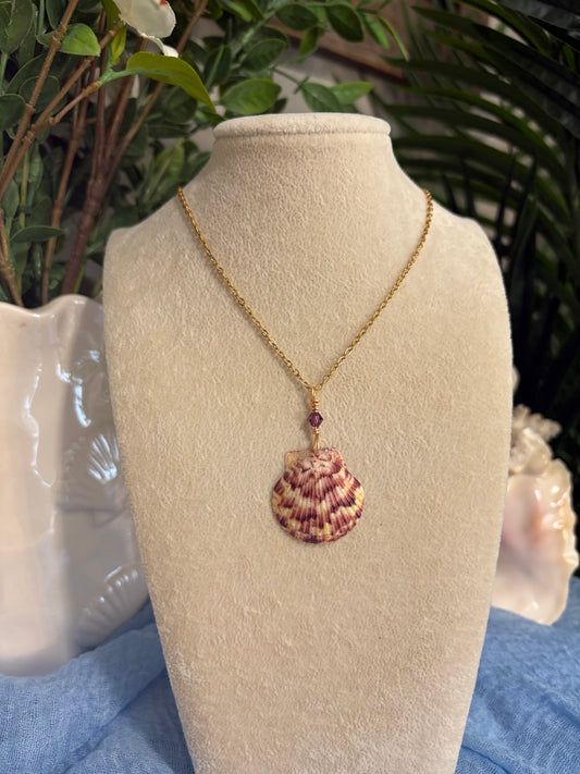 Calico Shell Necklace
