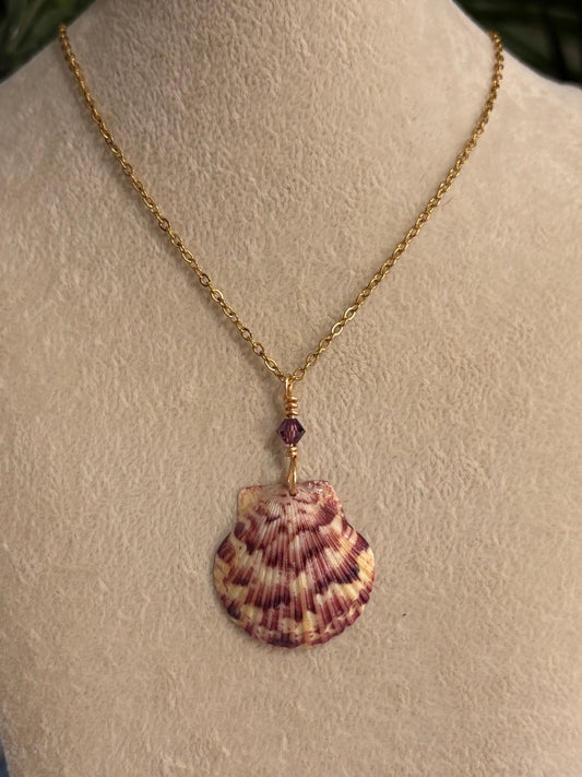 Calico Shell Necklace