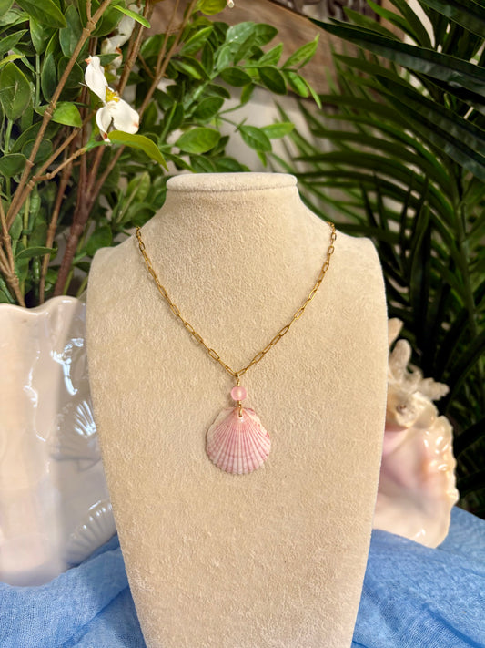 Calico Shell Necklace