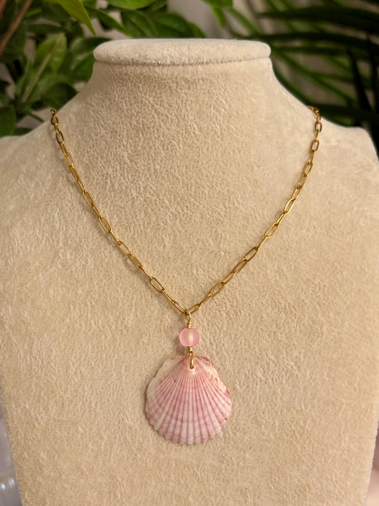 Calico Shell Necklace