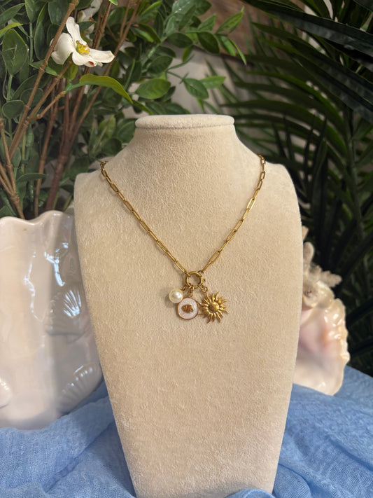 Three Charm Necklace