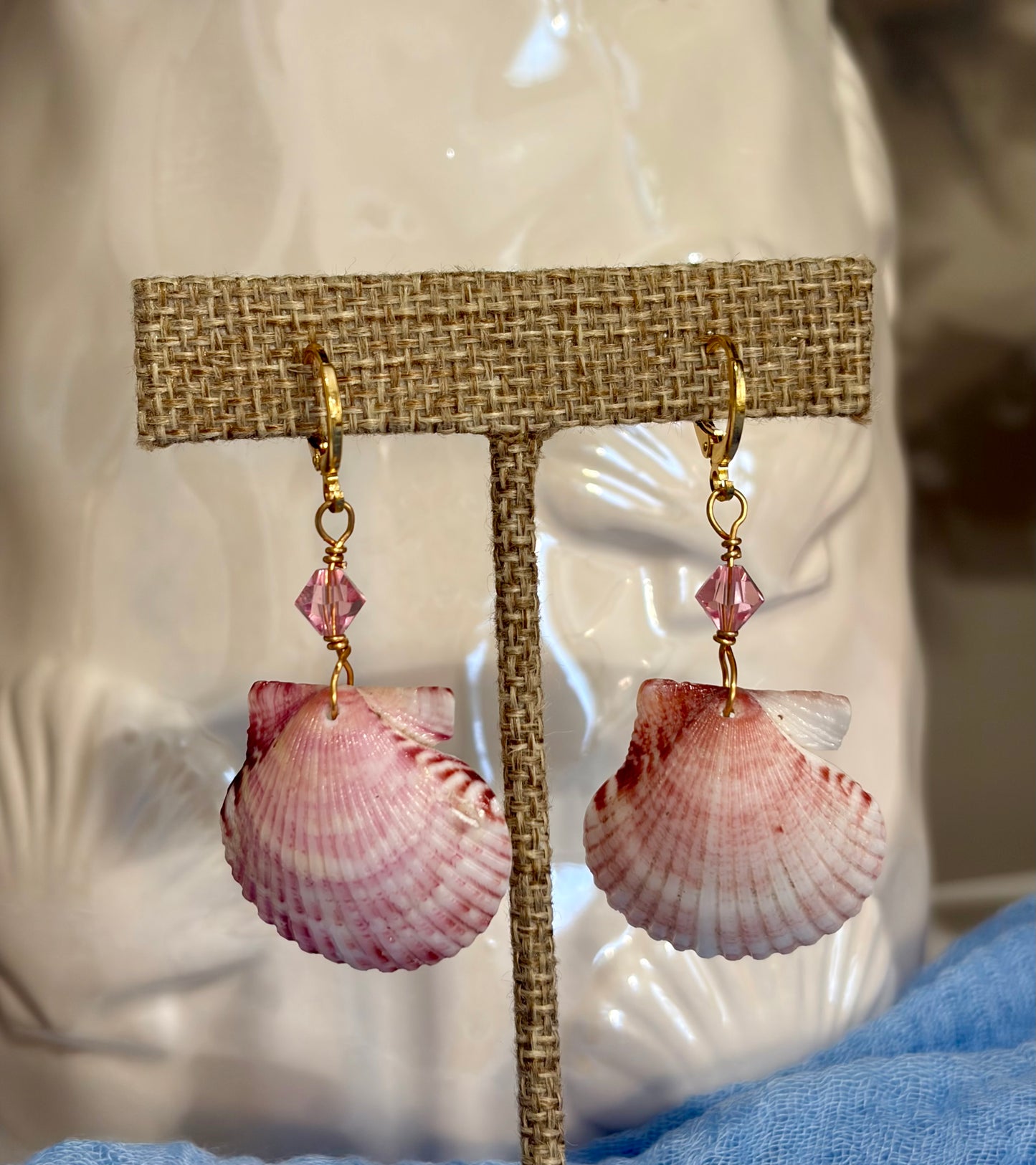 Calico Shell Earrings