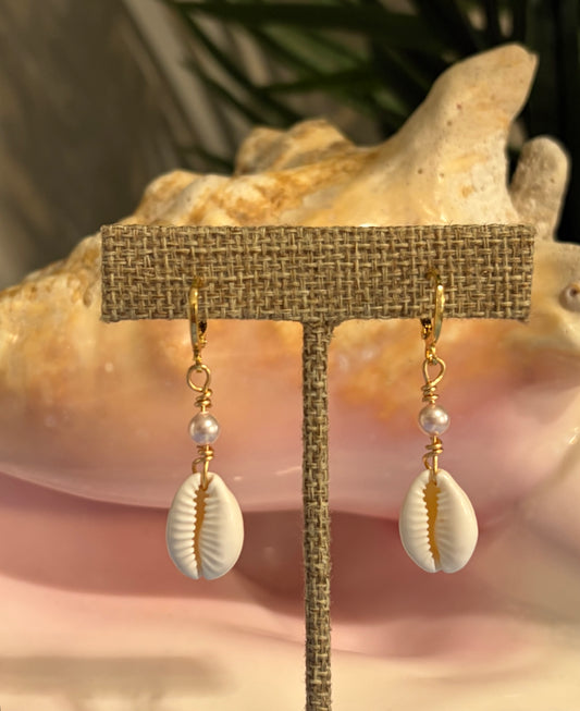 Cowrie Shell Earrings