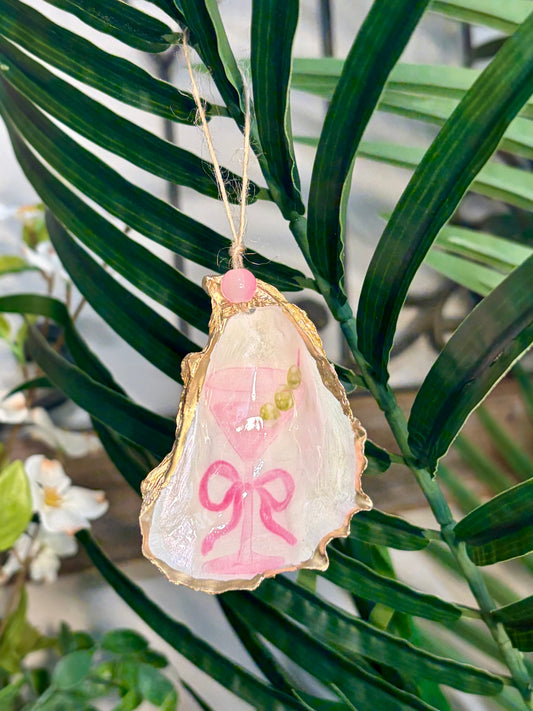 Pink Martini Shell Ornament