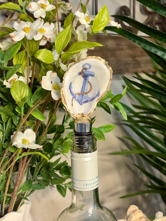 Anchor Oyster Shell Wine Stopper