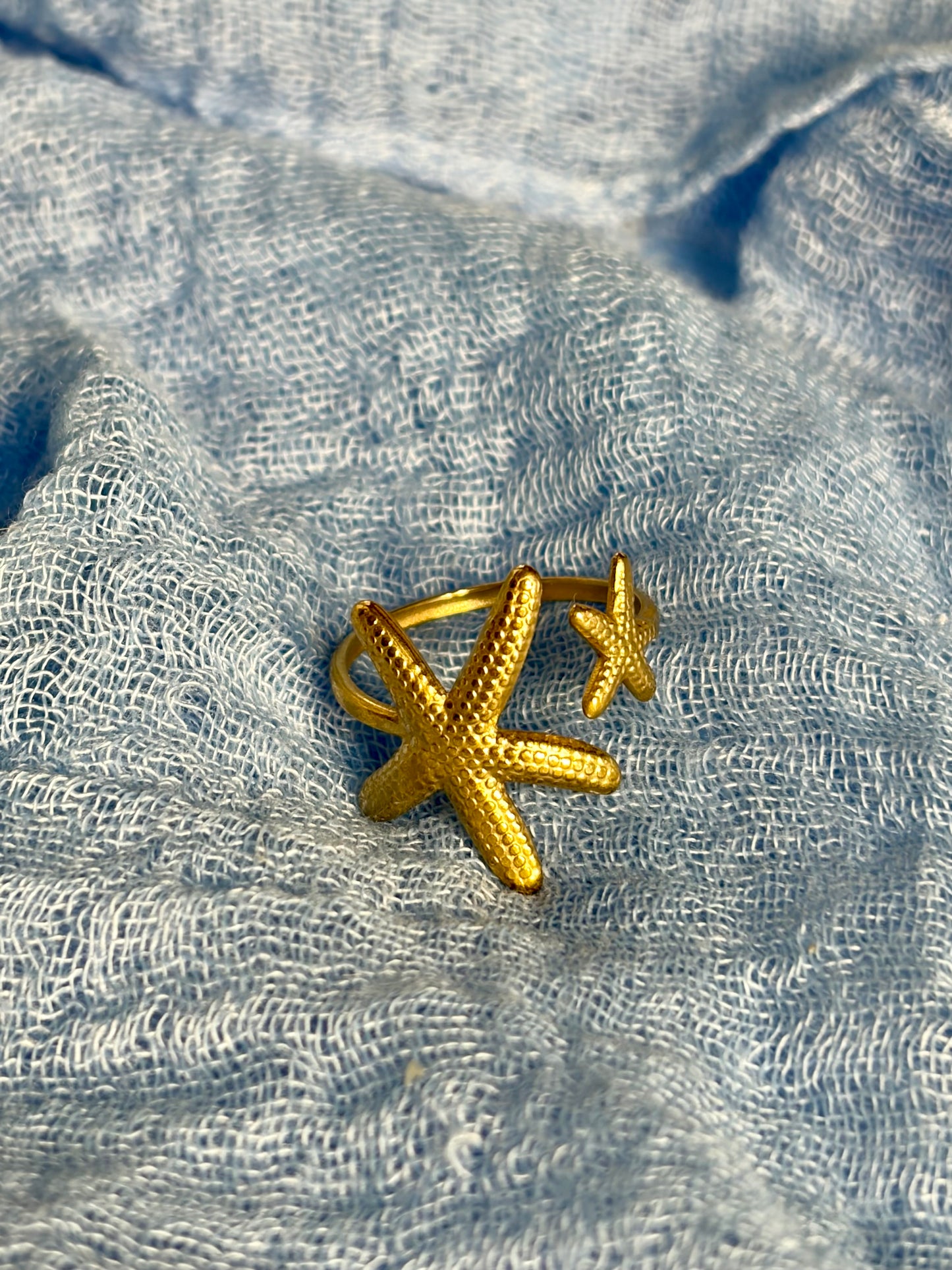 Double Starfish Ring