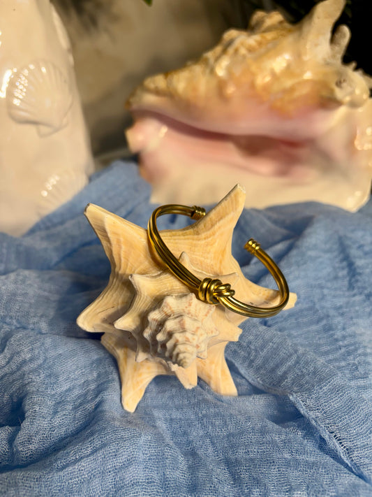 Knotted Cuff Bracelet