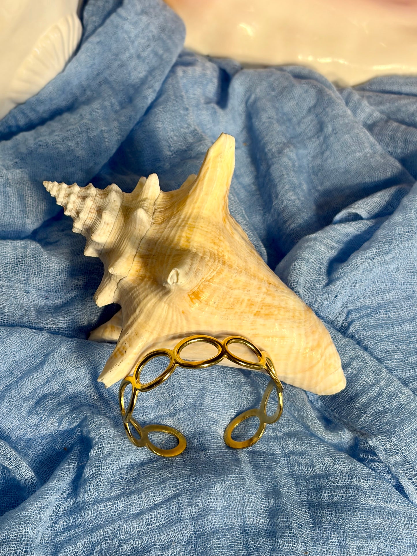 Open Circle Cuff Bracelet