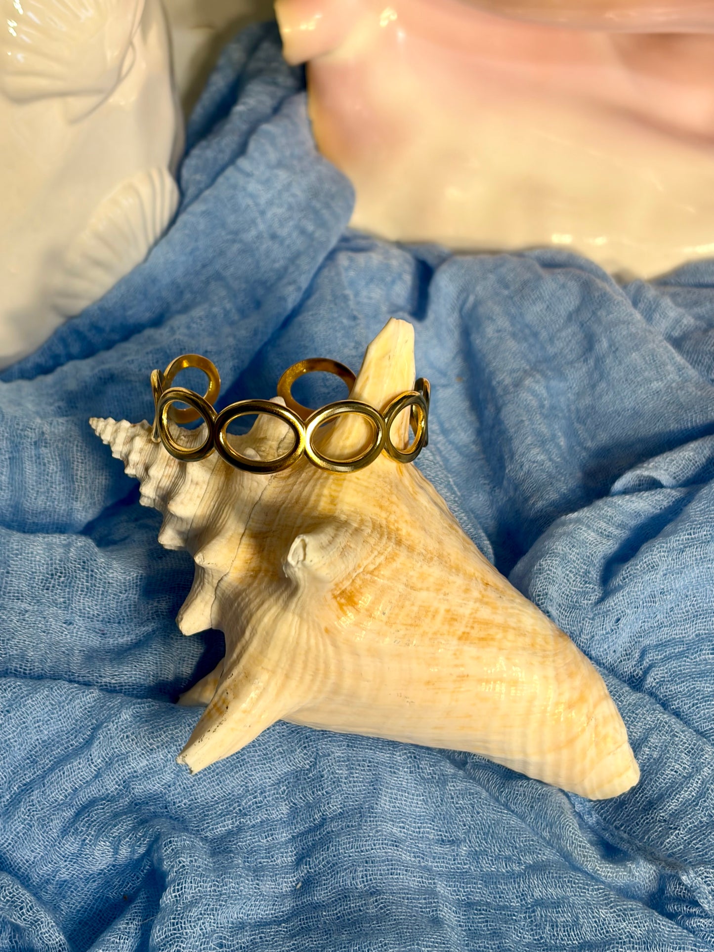 Open Circle Cuff Bracelet