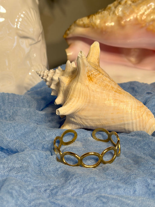 Open Circle Cuff Bracelet