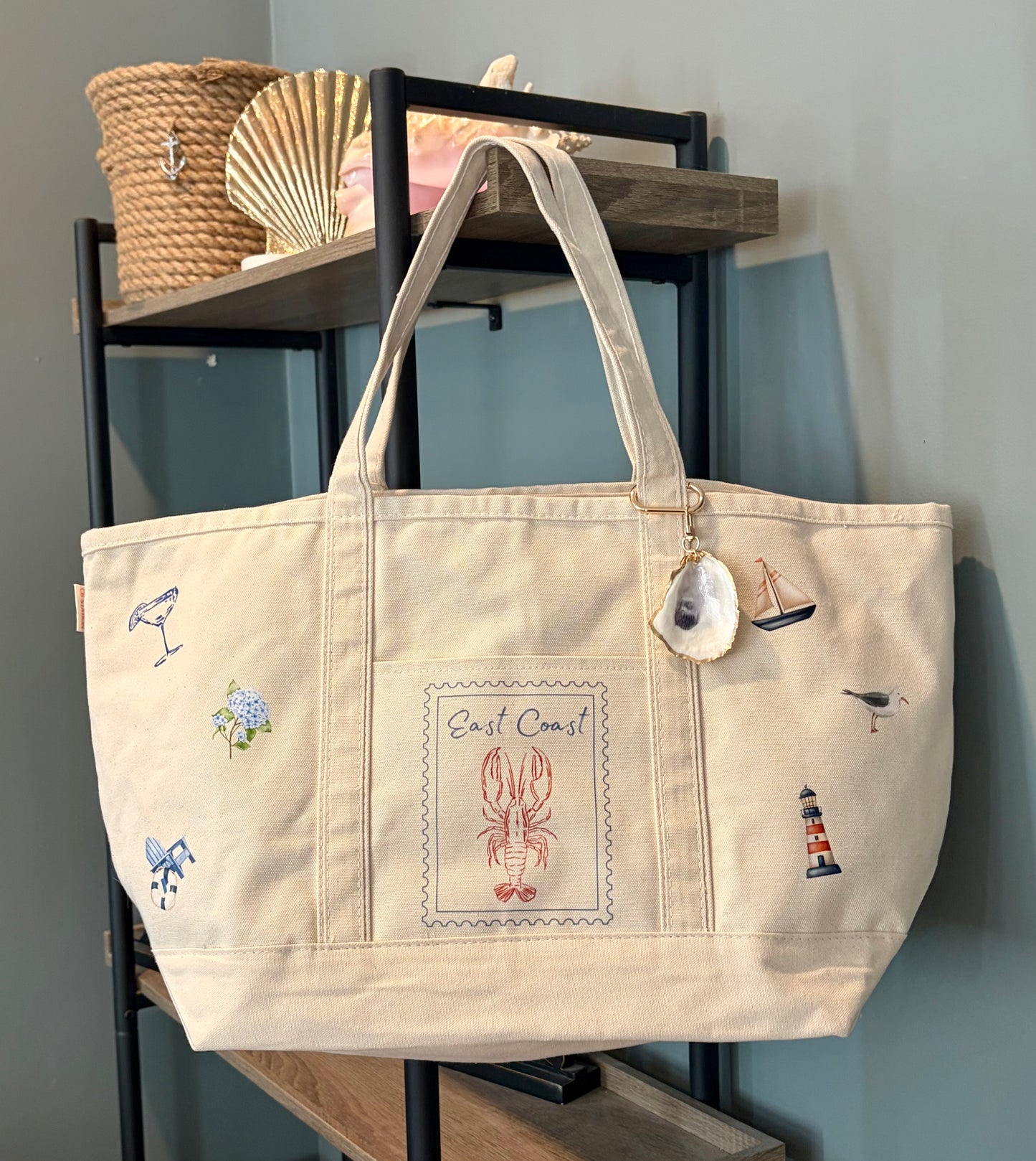 East Coast Lobster Tote Bag