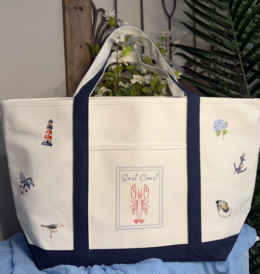 East Coast Lobster Tote Bag