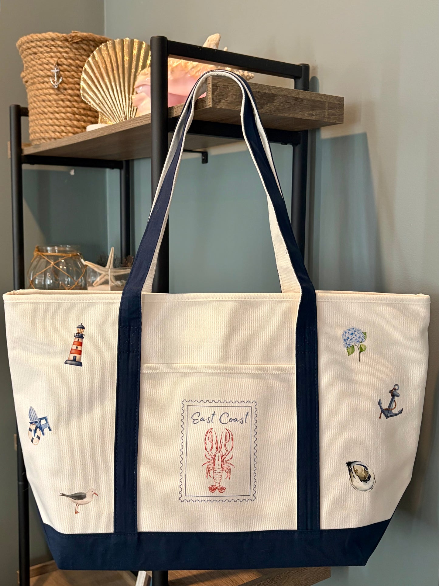 East Coast Lobster Tote Bag