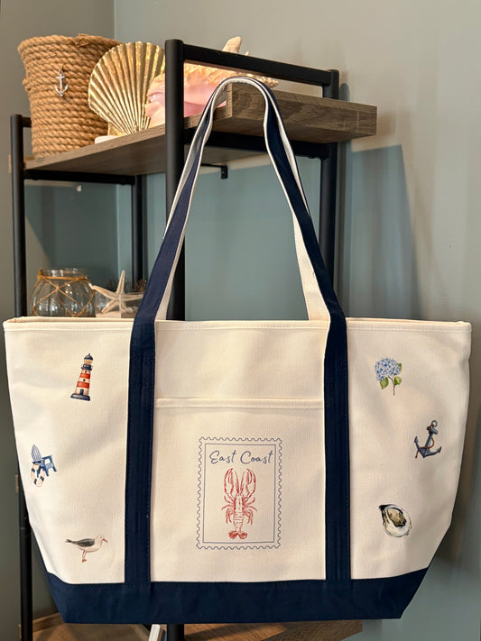 East Coast Lobster Tote Bag